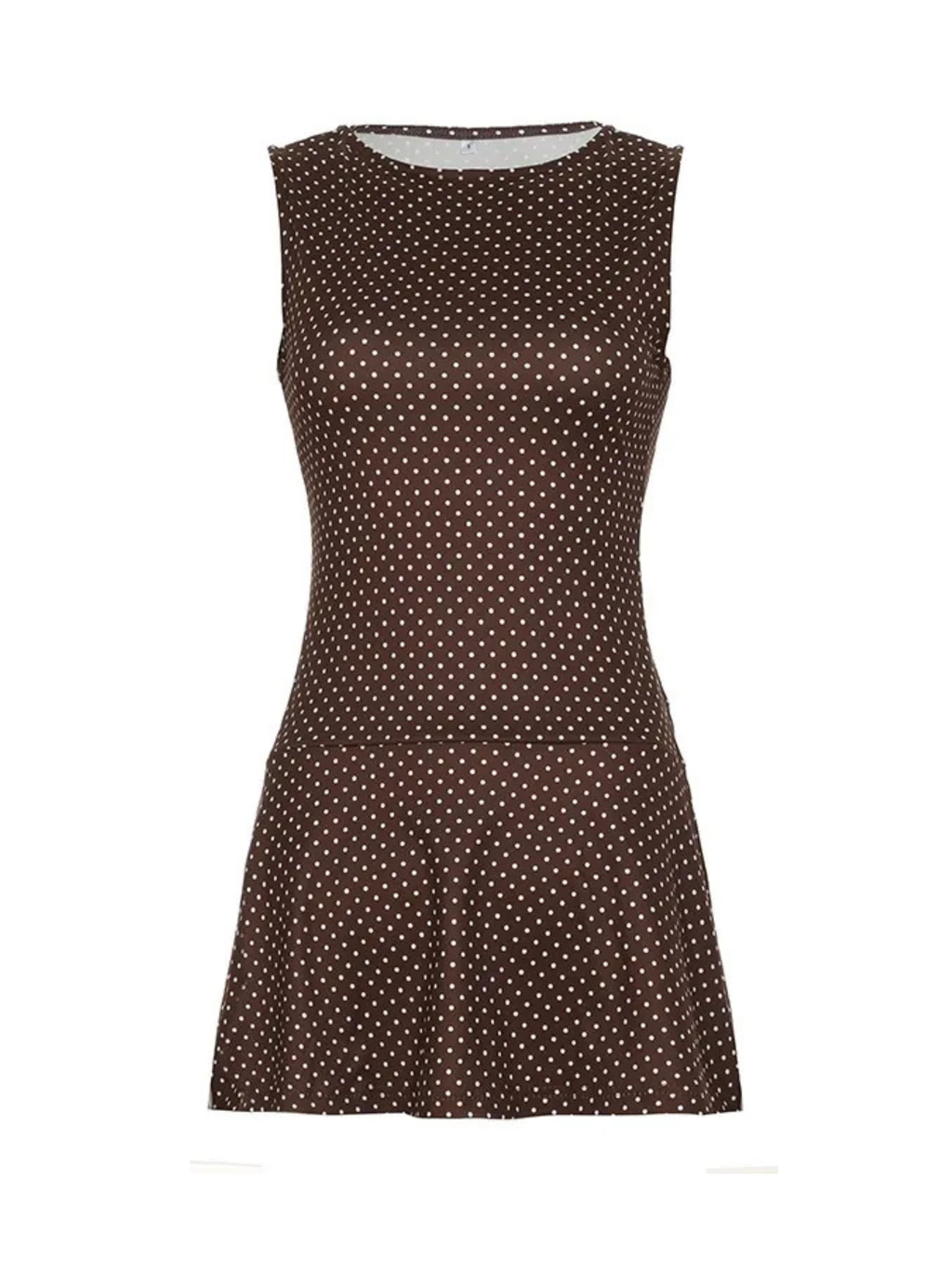 Polka Dot Flare Mini Dress