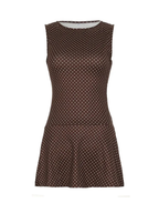 Polka Dot Flare Mini Dress