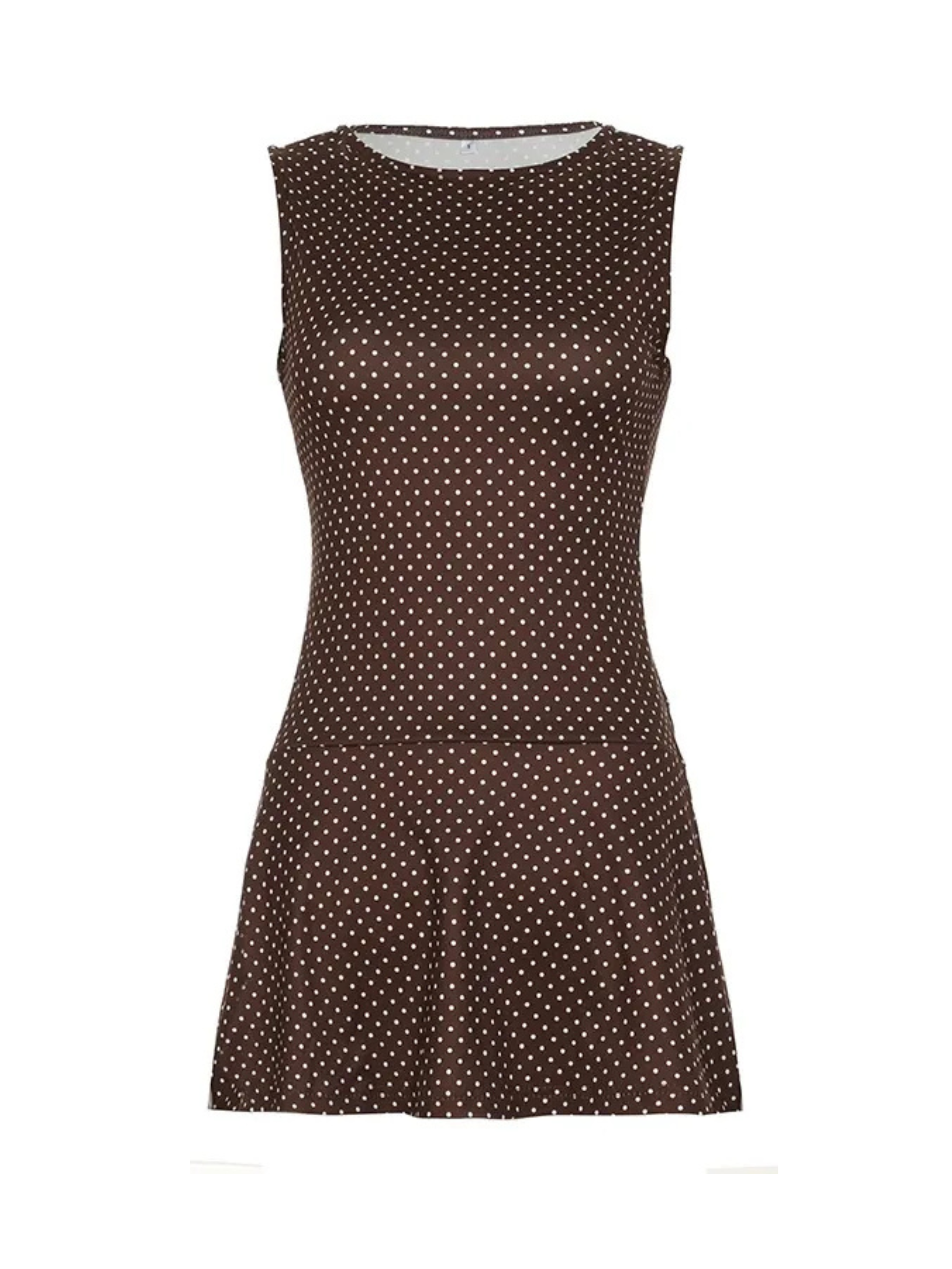 Polka Dot Flare Mini Dress