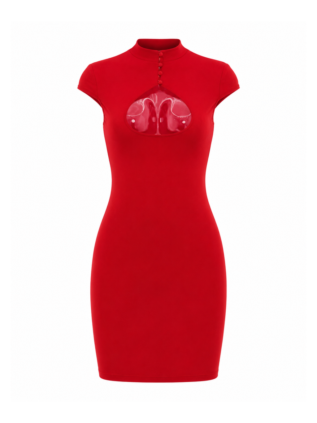Millie Keyhole Detail Bodycon Mini Dress