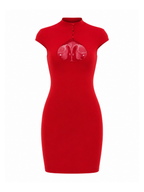 Millie Keyhole Detail Bodycon Mini Dress