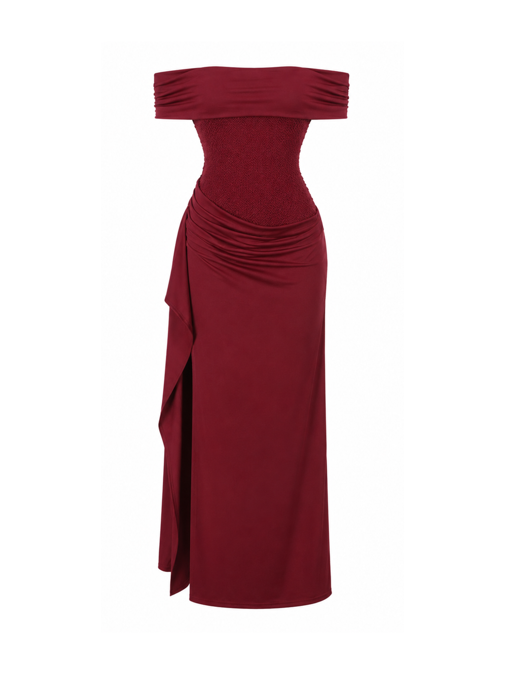 Danira Off-Shoulder Draped Maxi Dress