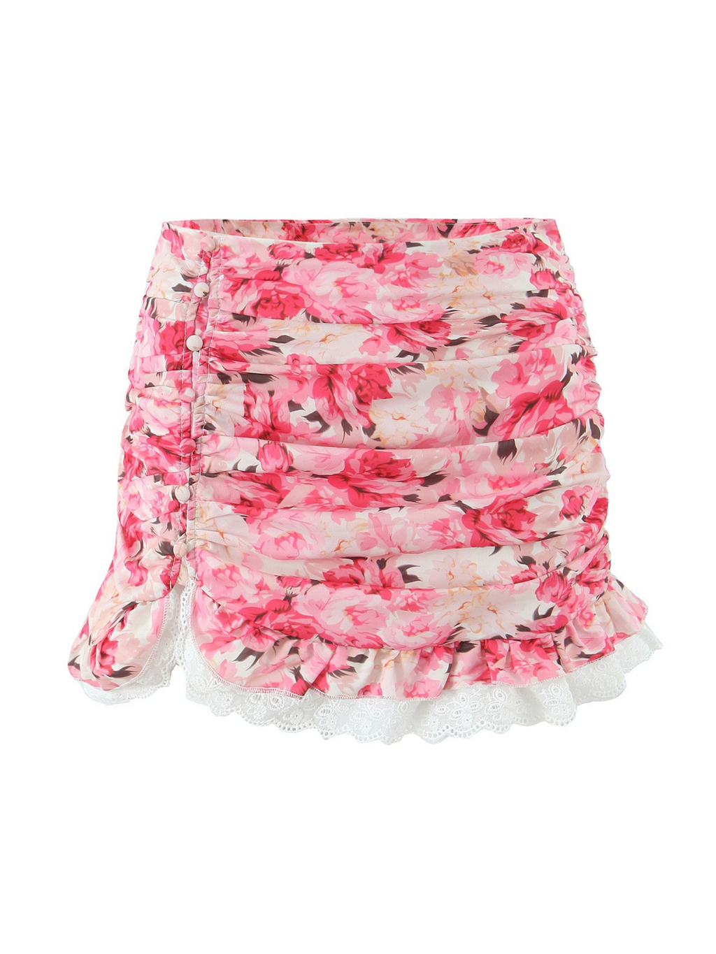 Maelia Floral Ruffle Skirt Set