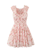 Selis Off-Shoulder Smocked Mini Dress