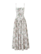 Naida Floral Corset Maxi Dress