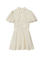 Mirel Colette Polka Dot Mini Dress