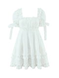 Ilona Embroidered Ruffle Mini Dress
