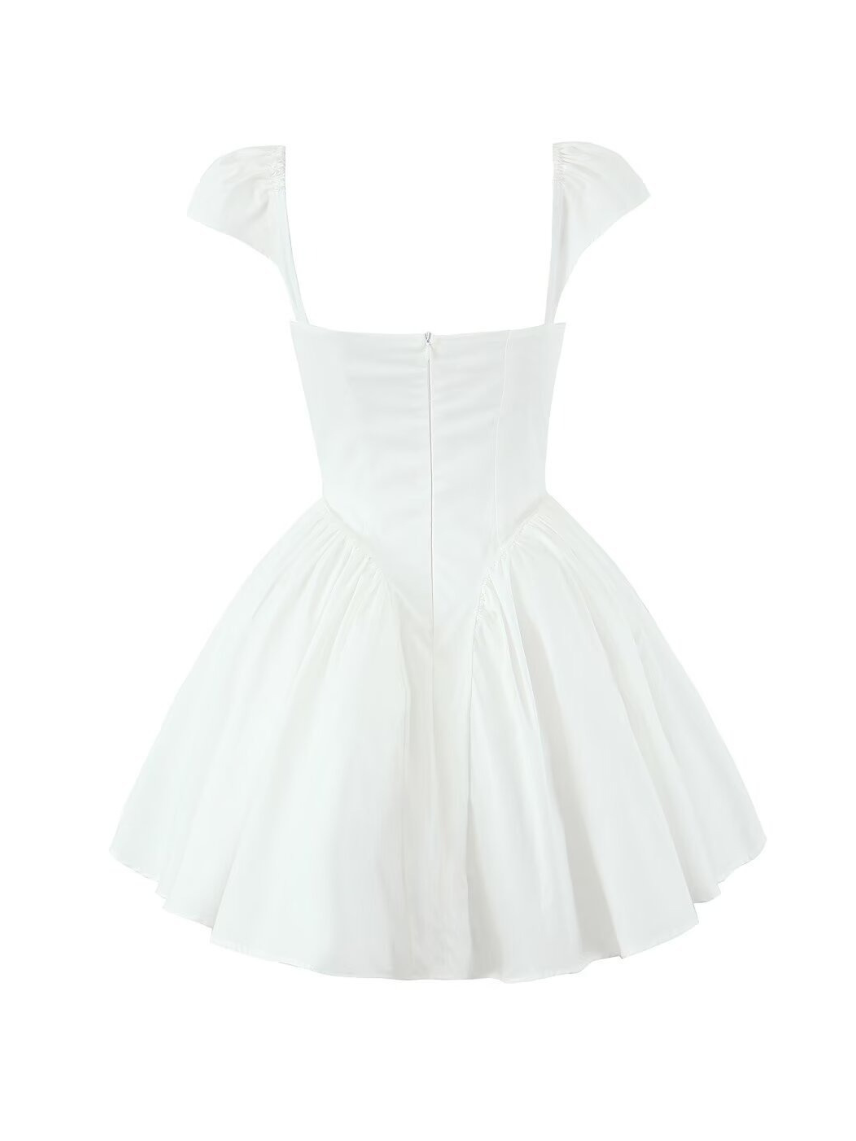 Elvin White Corset Mini Dress