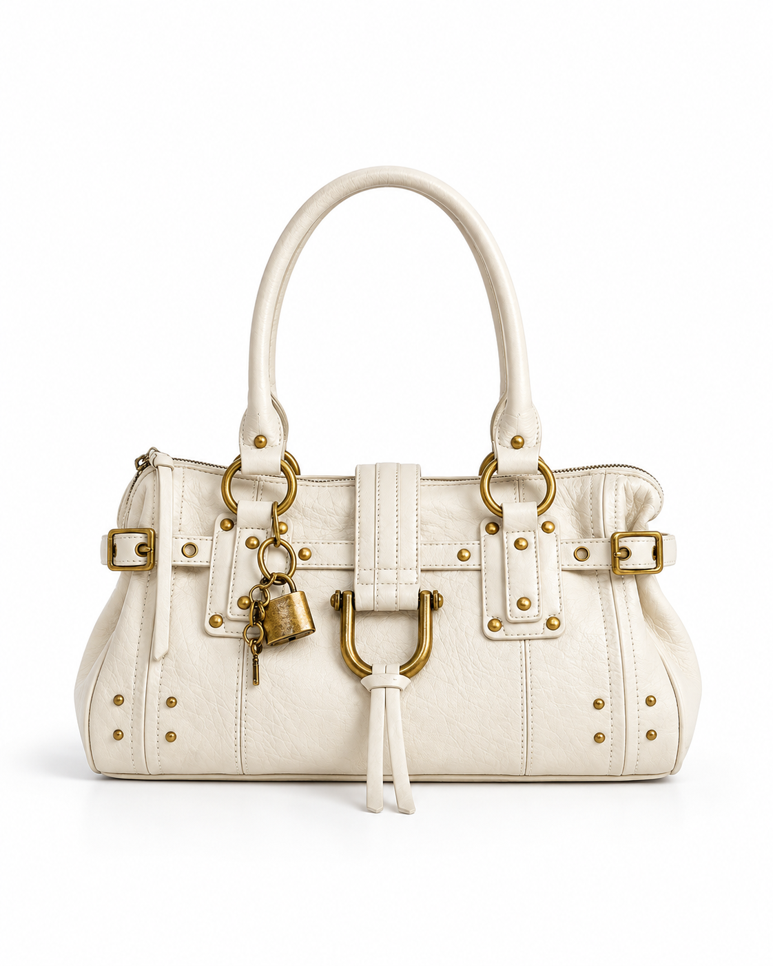 Lyla Studded Vintage Leather Bag