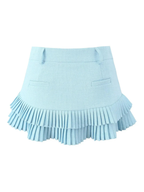 Solina Pleated Hem Mini Skort