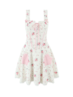 Samya Gingham Pocket Mini Dress