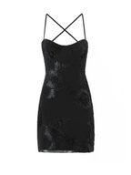 Mona Floral Embroidered Mini Dress