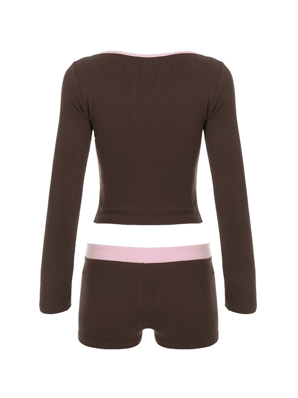 Audrey Contrast Trim Lounge Two-Piece Set