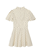 Mirel Colette Polka Dot Mini Dress