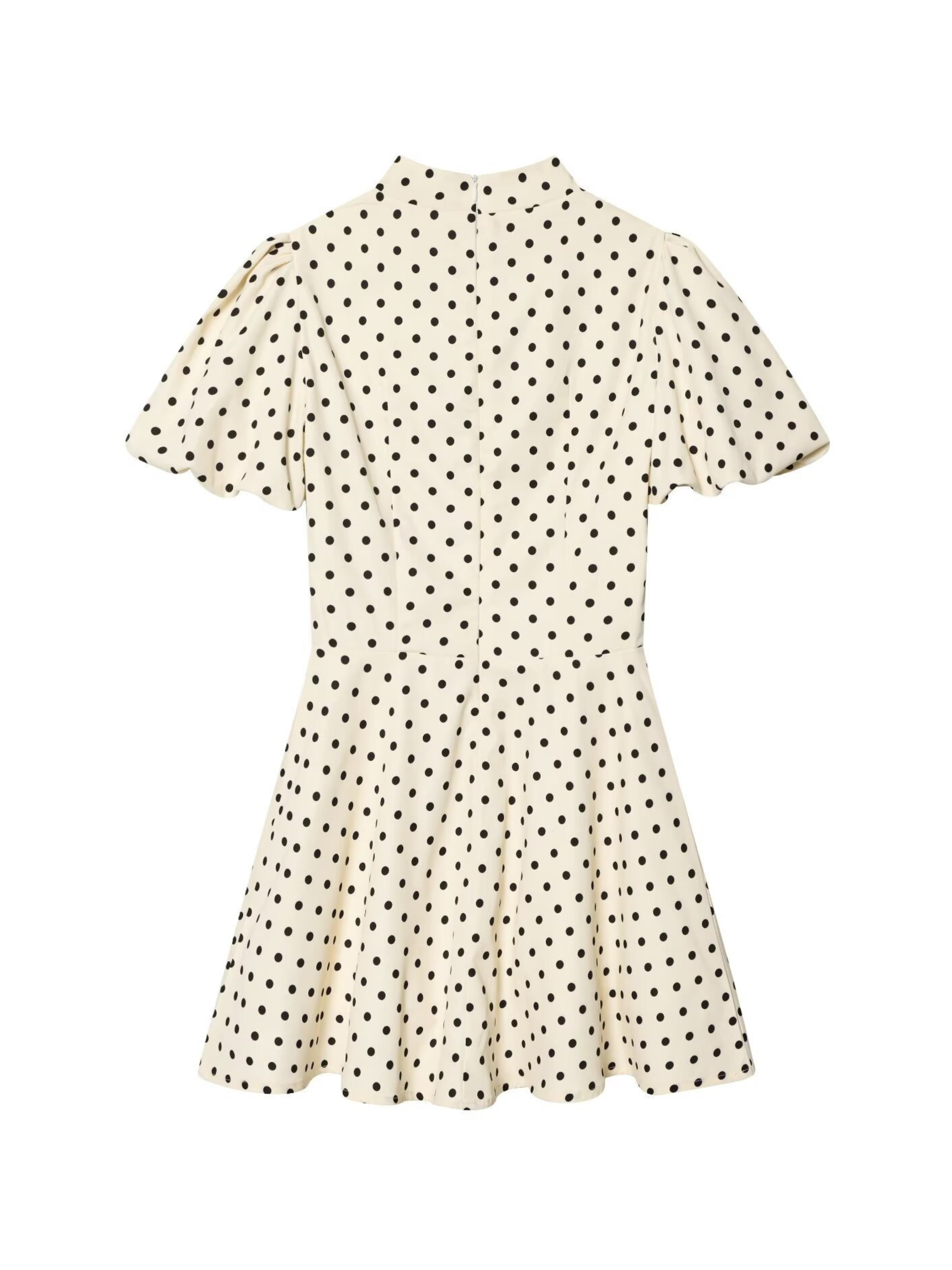 Mirel Colette Polka Dot Mini Dress