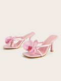 Orelia Floral Heeled Sandals
