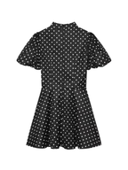 Mirel Colette Polka Dot Mini Dress