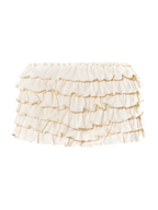 Tiered Ruffle Micro Shorts