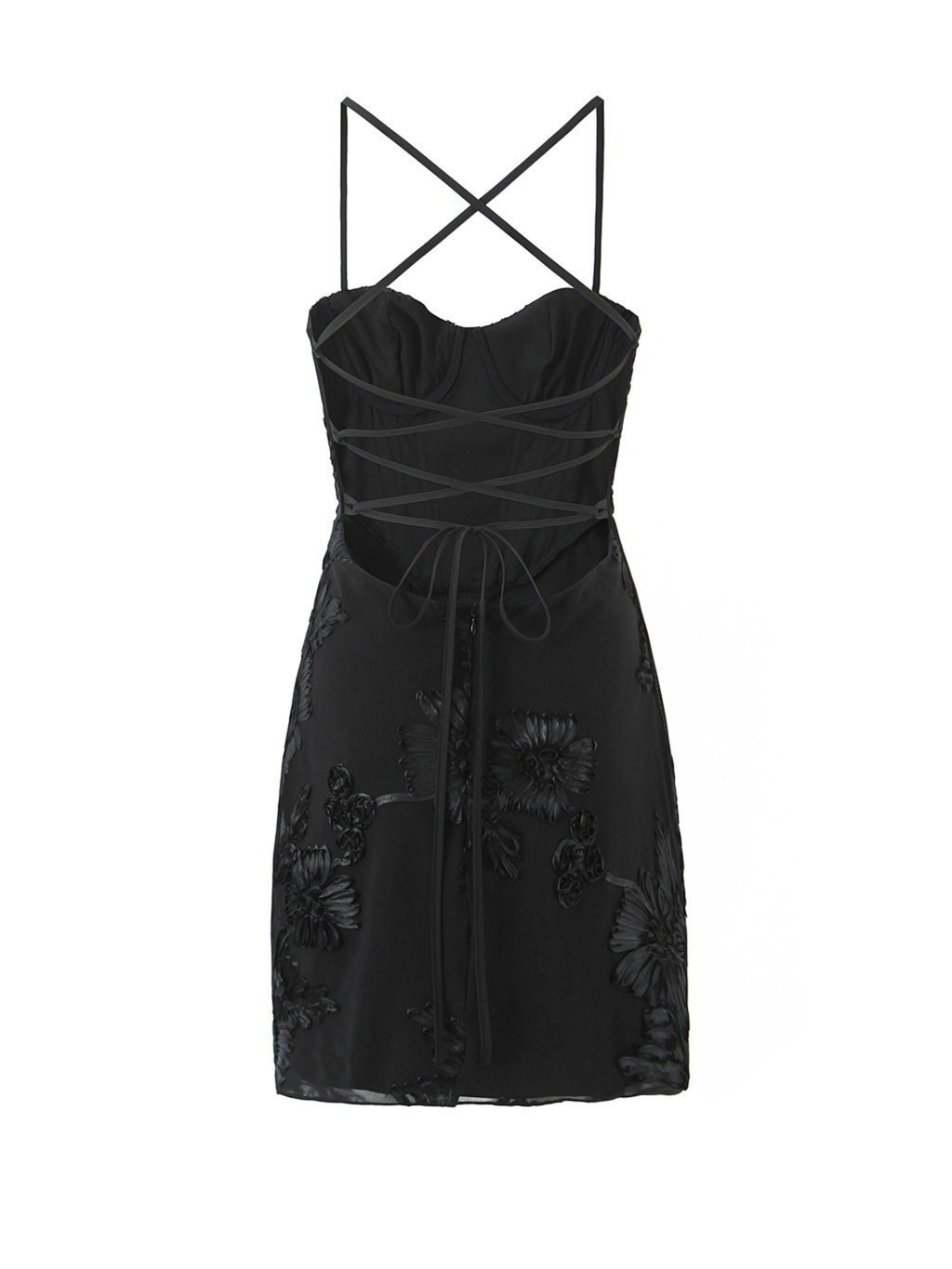 Mona Floral Embroidered Mini Dress