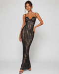 Alvessa Lace Corset Maxi Dress