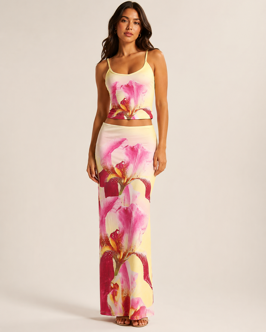 Elsin Floral Maxi Skirt Set