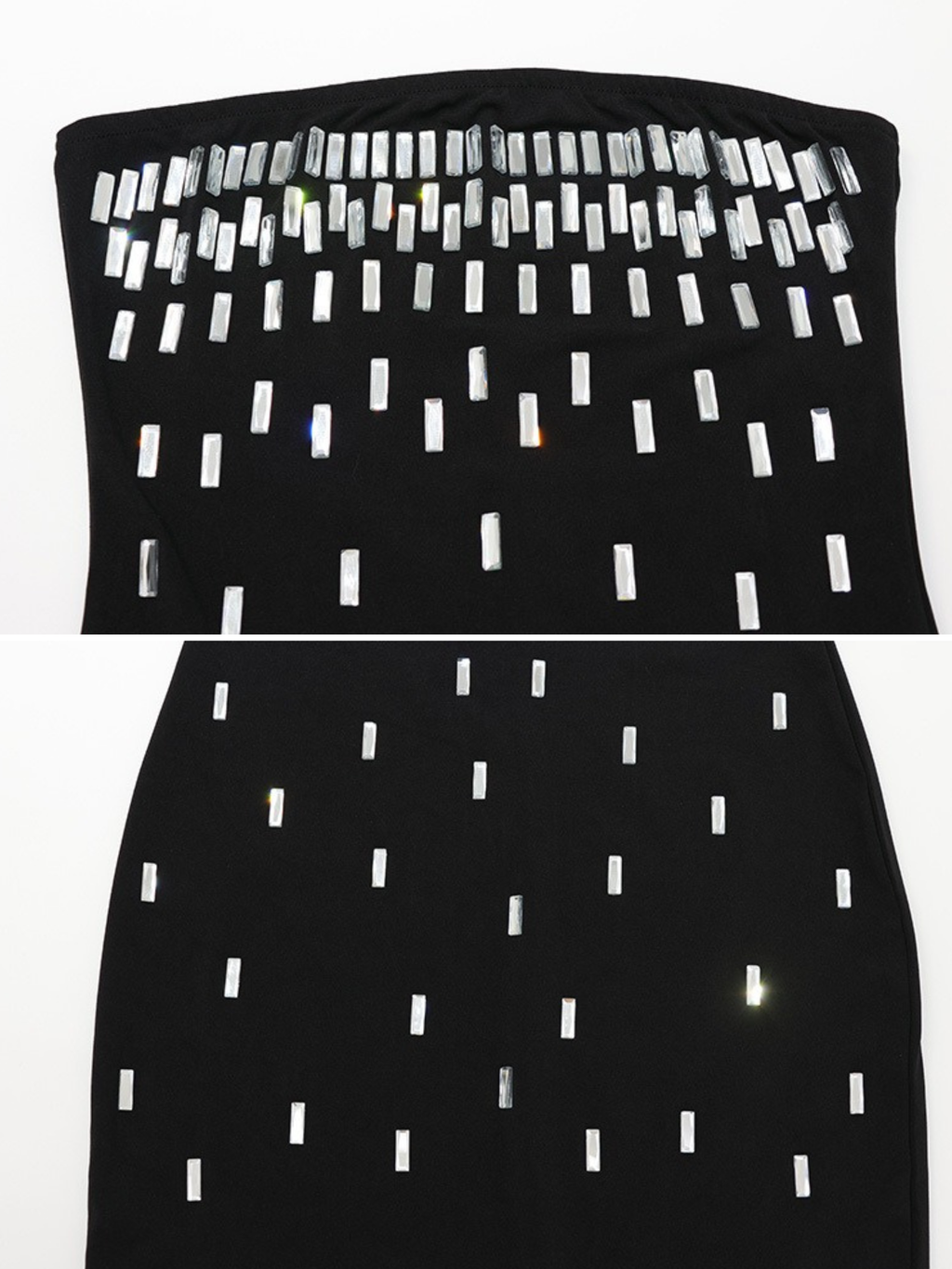 Nairi Embellished Strapless Midi Dress