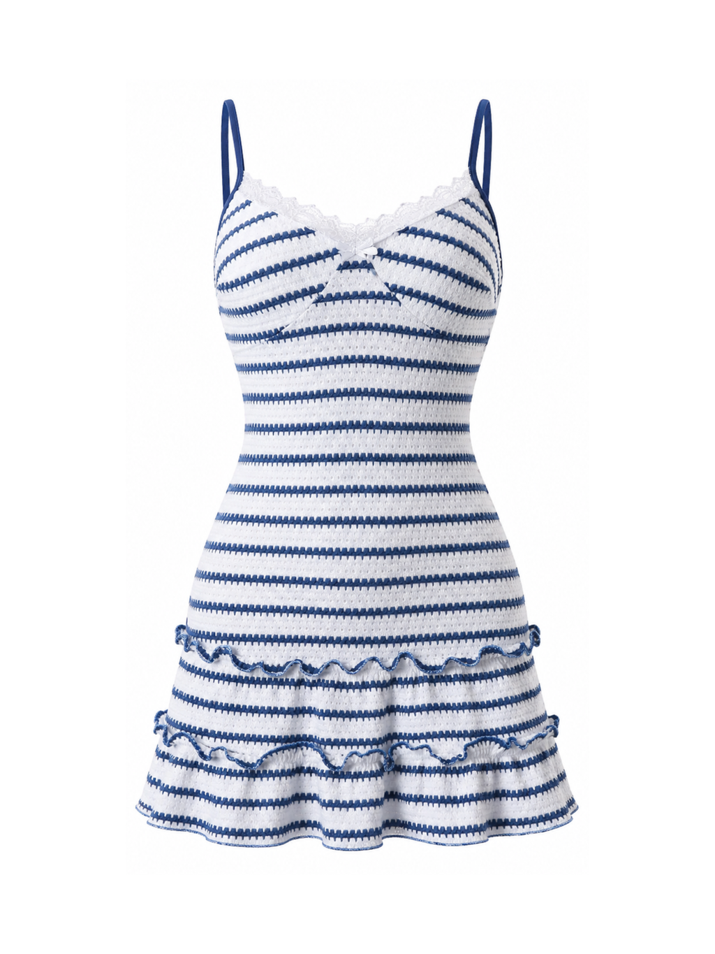 Rowan Striped Knit Mini Dress