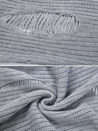 Narin Distressed Knit Flare Pants