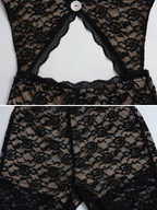 Fenya Lace Cut-Out Flare Jumpsuit