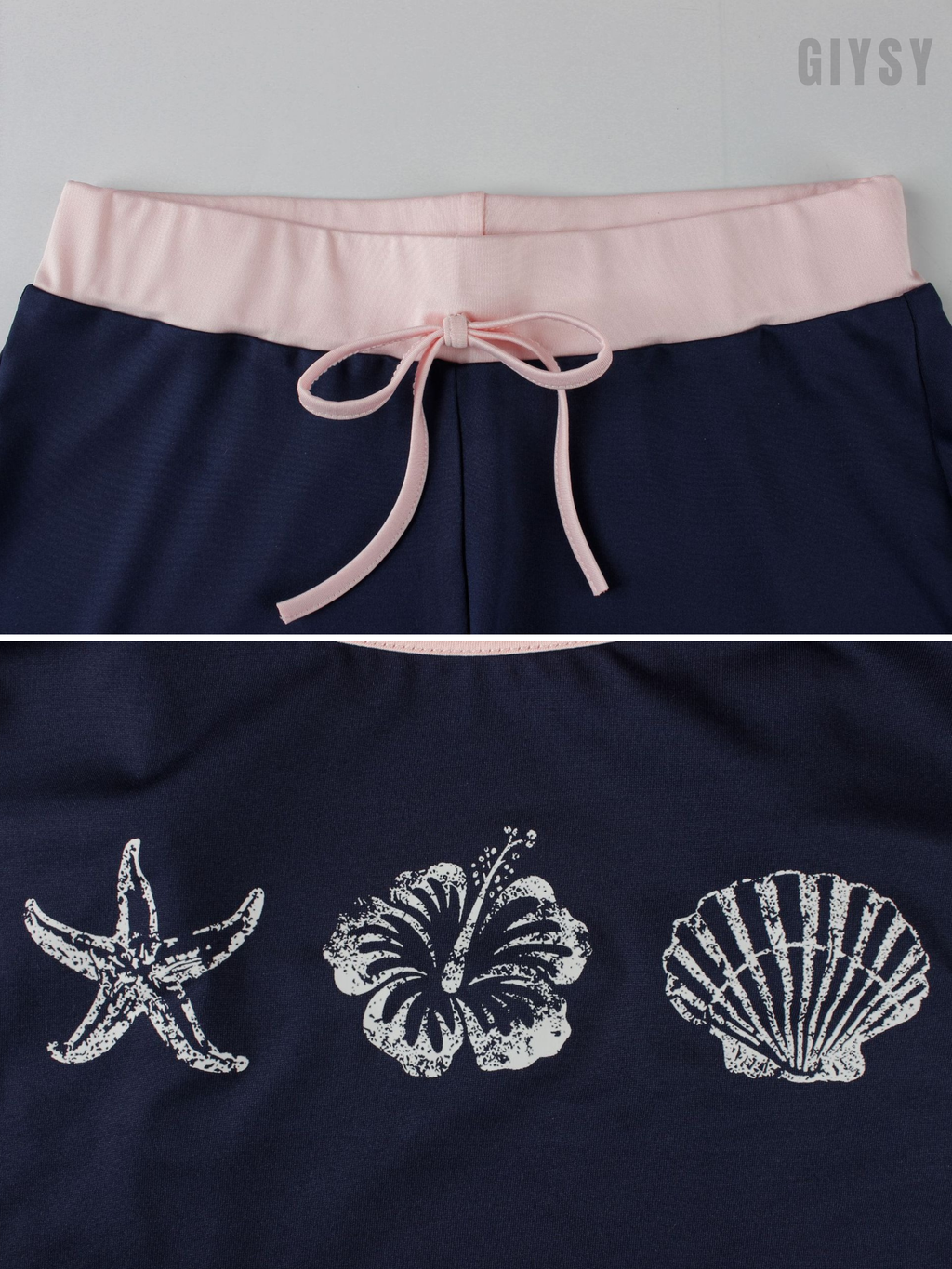 Olya Seashell Print Two-Piece Summer Set