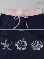 Olya Seashell Print Two-Piece Summer Set