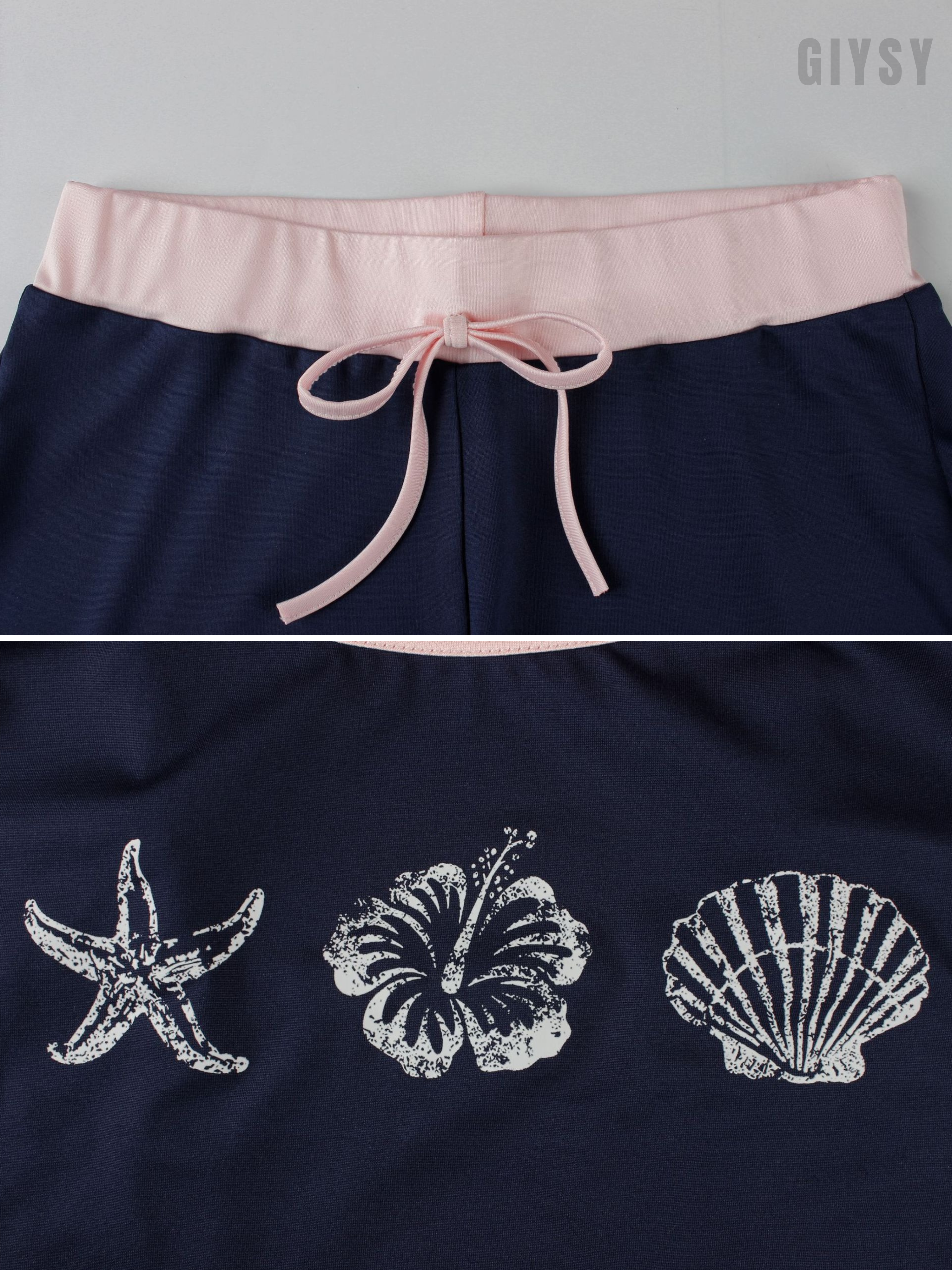 Olya Seashell Print Two-Piece Summer Set