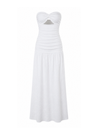 Roseth Cut-Out Ruched Maxi Dress