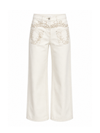 Livia Vintage Embroidered Wide-Leg Jeans