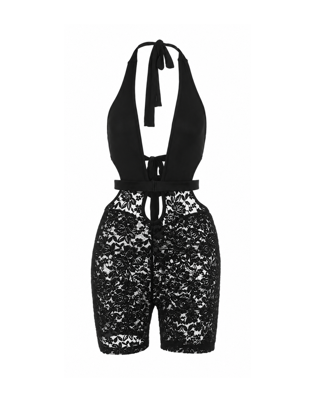 Mireva Lace Halter Romper