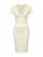 Hallie Lace Trim Two-Piece Midi Skirt Set
