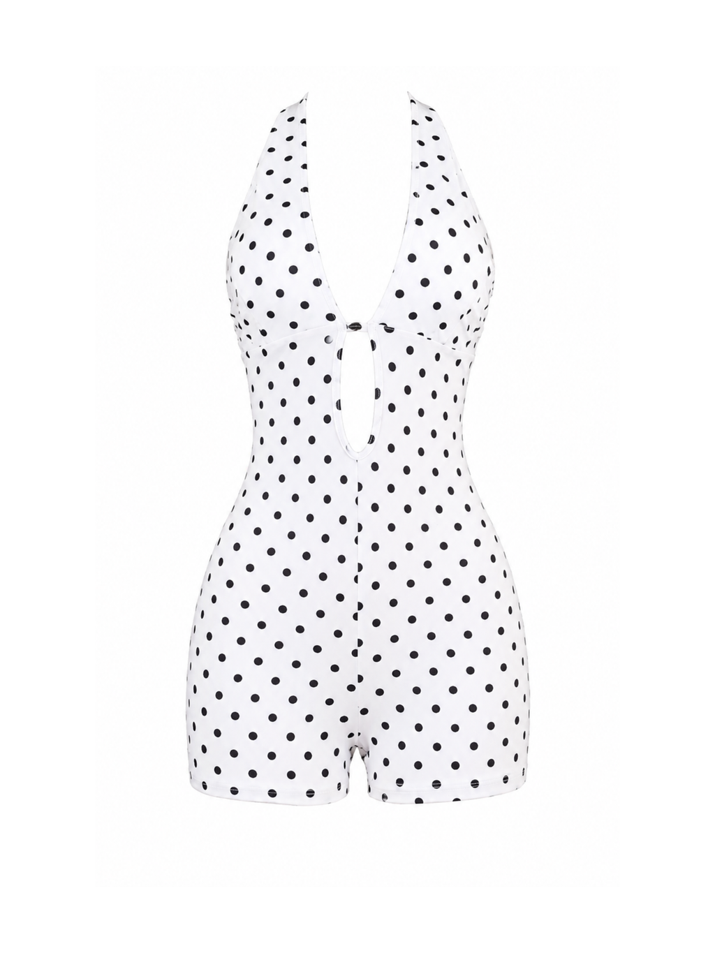Elsin Polka Dot Halter Romper
