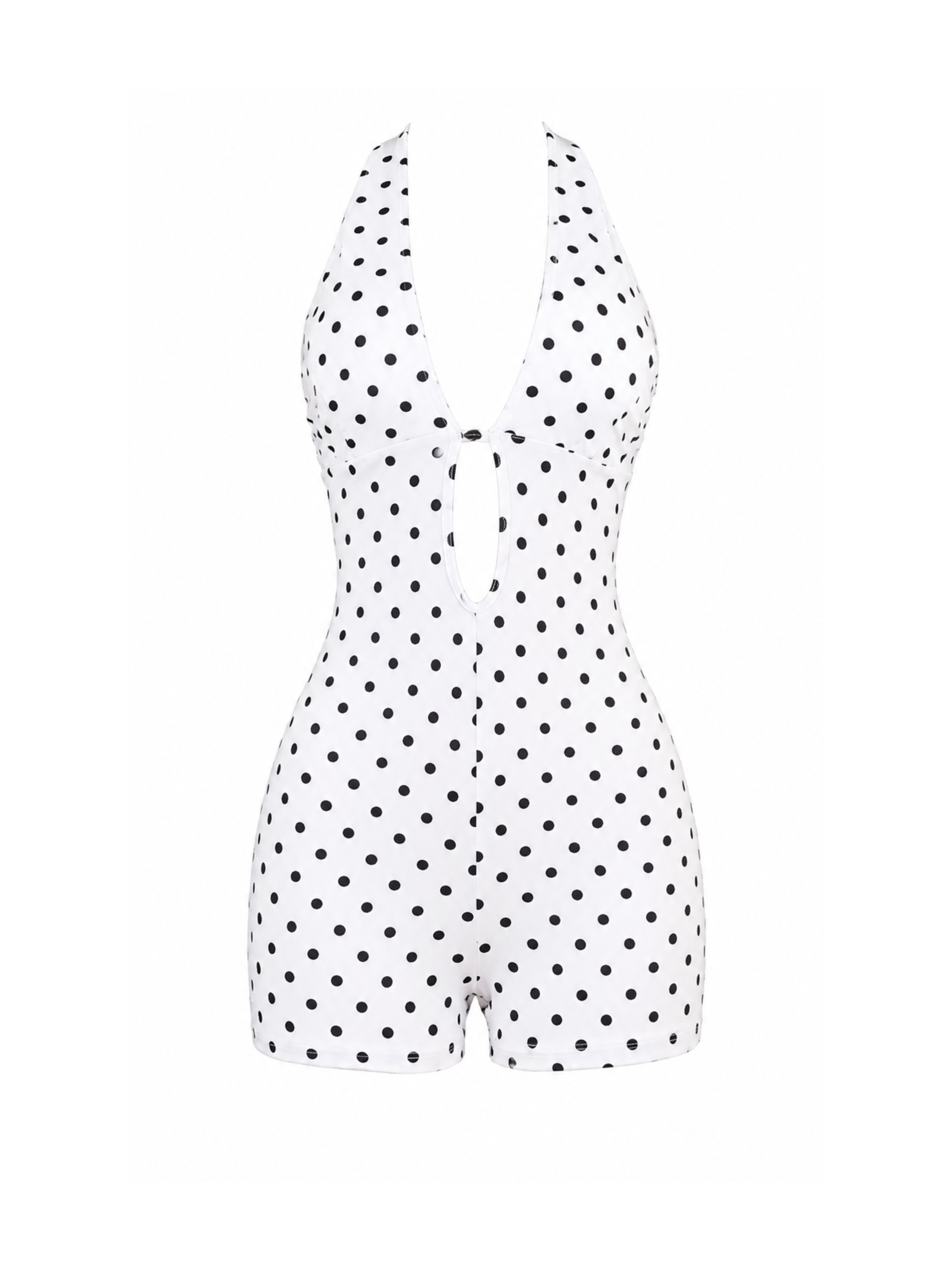 Elsin Polka Dot Halter Romper