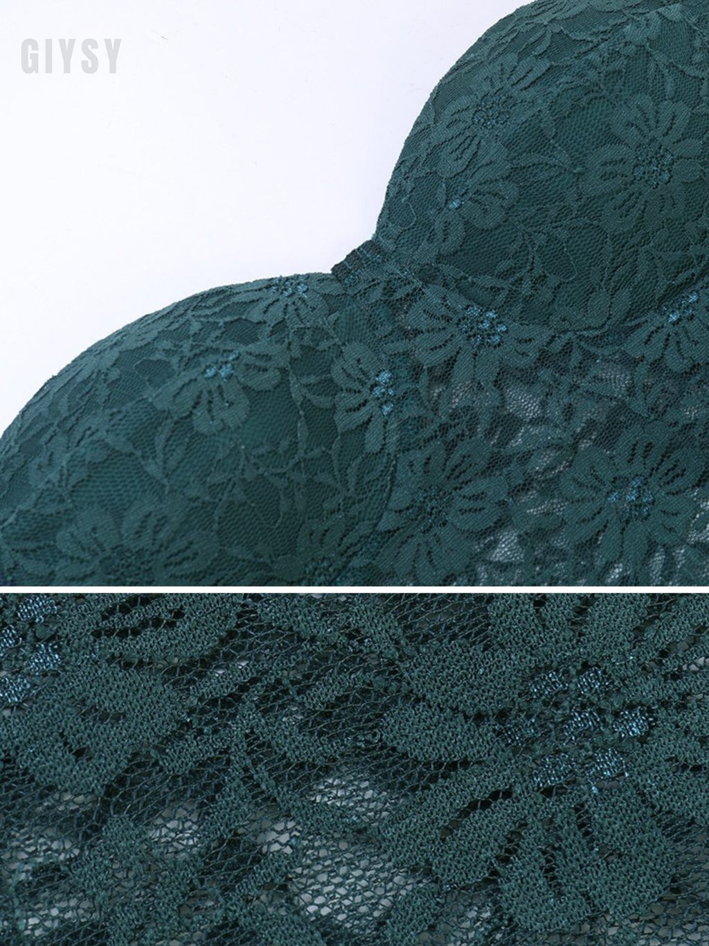 Ruxie Emerald Lace Corset Mini Dress