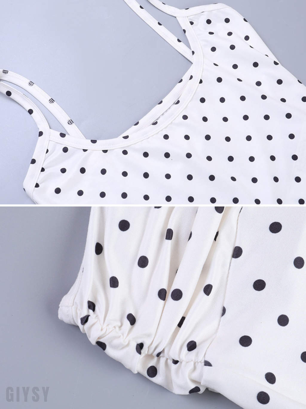 Cerina Polka Dot Cami Top & Midi Skirt Set