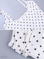 Cerina Polka Dot Cami Top & Midi Skirt Set