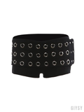 Millie Grommet Detail Mini Shorts