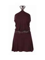 Samya Halter Lace Waist Mini Dress