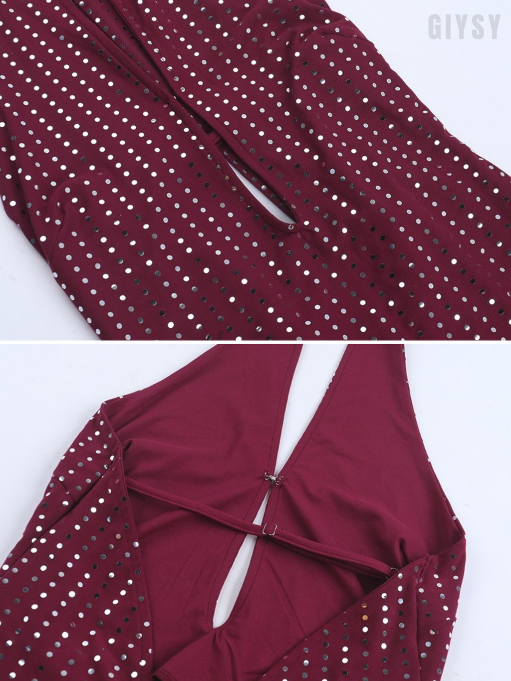 Zarelle Rhinestone Halter Capri Jumpsuit
