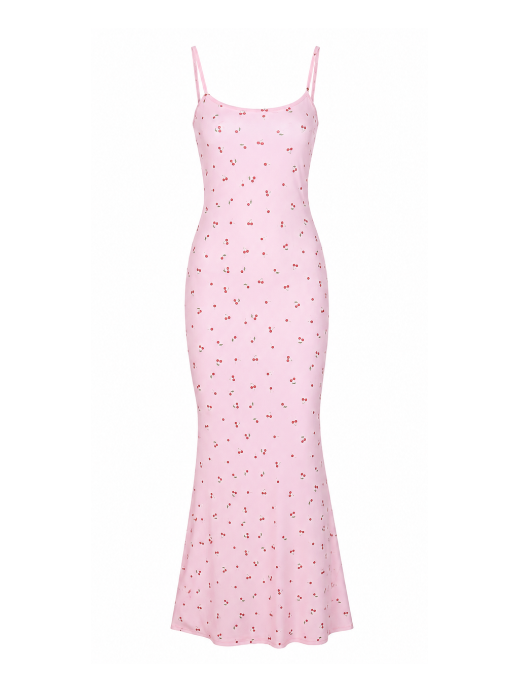 Odelin Cherry Print Cami Maxi Dress