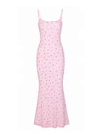 Odelin Cherry Print Cami Maxi Dress