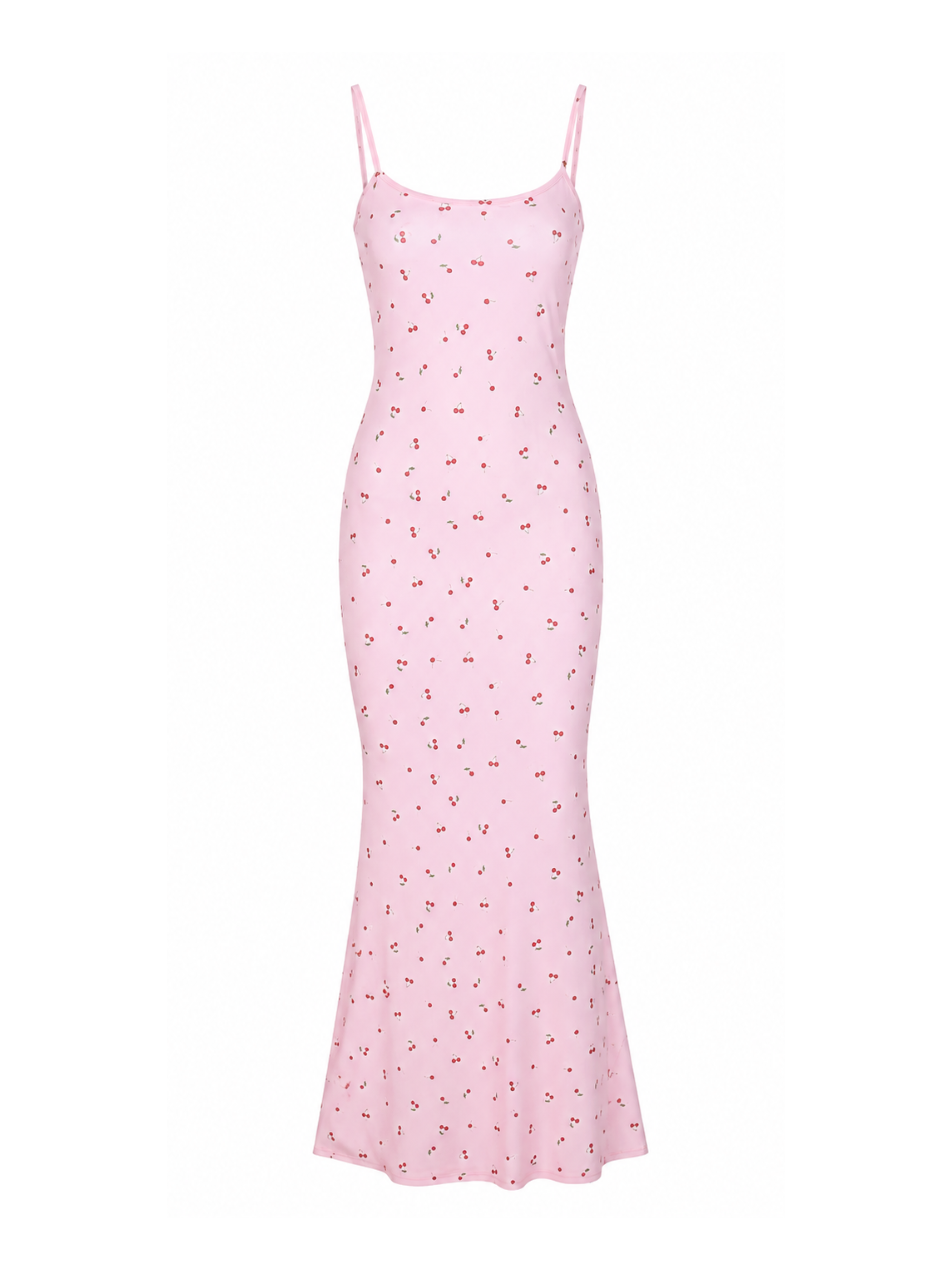 Odelin Cherry Print Cami Maxi Dress