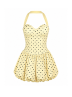 Ivera Halter Bubble Mini Dress
