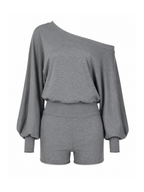 Blythe Off-Shoulder Top and Shorts Set