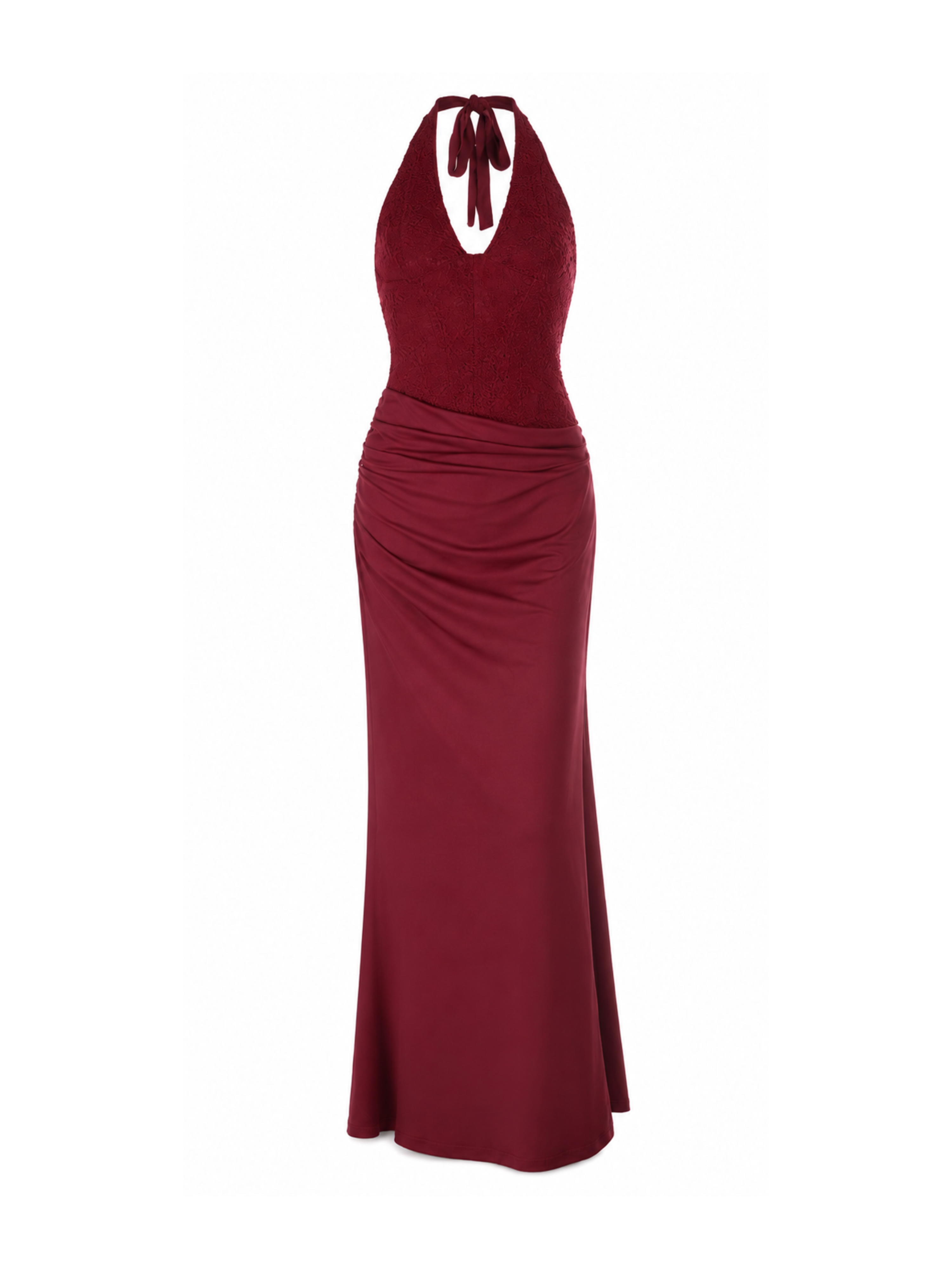 Vessia Draped Waist Maxi Dress
